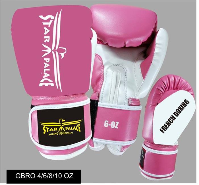 gant Femme Rose Star Palace - Kick Boxing / Boxe Thaï - Equipement de boxe,  FreeFight, KravMaga en ligne - BoxingProFight