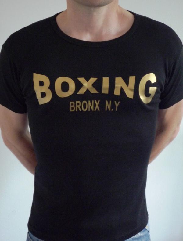  Tee Shirt Boxing Bronx - Silver Gloves