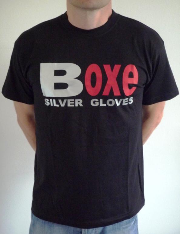 Tee Shirt Boxe-  Silver Gloves